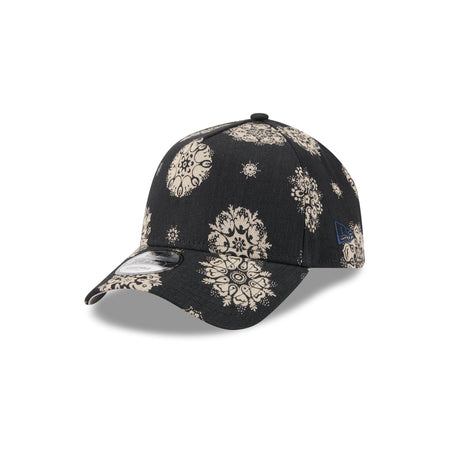 New Era Cap Navy Paisly 9FORTY A-Frame Snapback Hat